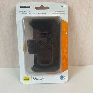 OtterBox Defender Series Black Holster for iPhone 4/4S